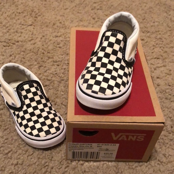 toddler checkered vans
